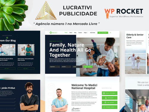 Criação De Site + Logomarca +identidade Visual+redes Sociais