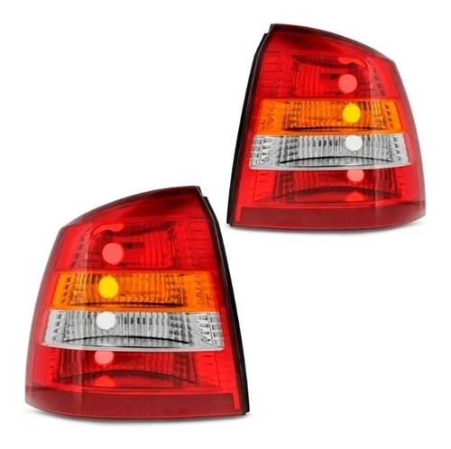Imagem 2 de 4 de Lanterna Traseira Astra Sedan Tricolor 1999 2000 2001 2002