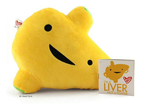 I Heart Guts Liver Plush - I'm A Liver Not A Fighter - Jugue