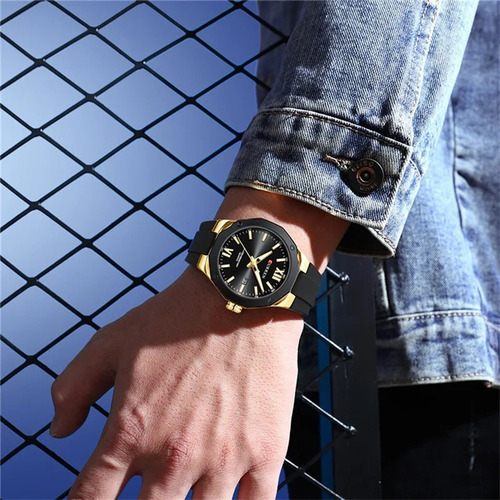 Reloj De Cuarzo Para Hombre Curren 8465 Elite Plain Business