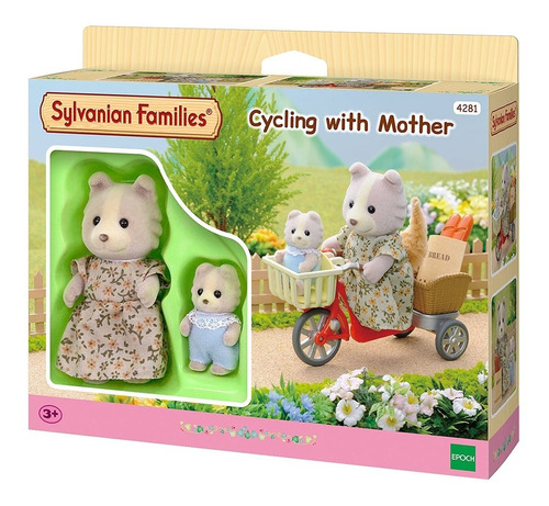 Sylvanian Families Cycling With Mother Juguete Coleccionable