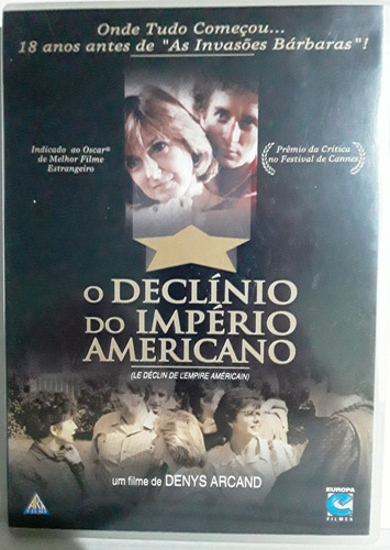 Dvd O Declínio Do Império Americano ( Ed Arte Interna) Novo