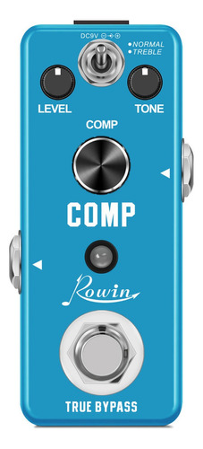 Compresor De Guitarra Rowin Lef-333 Efecto De Composición De