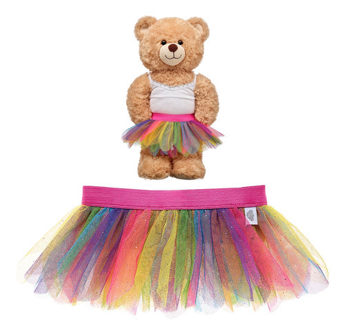 Tutu Arcoiris Brillo Build-a-bear