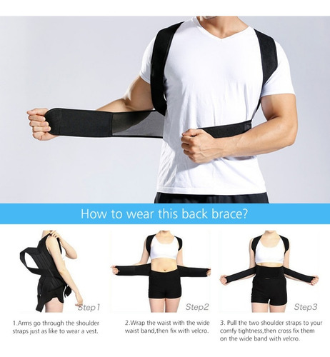 Soporte Corrector De Postura Para Espalda Lumbar Y Espalda