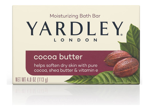 Yardley London Barra De Jabón Hidratante Para Baño, Mante.