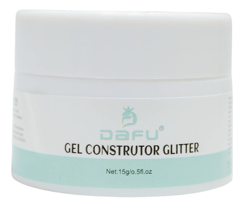 Gel Construtor Secagem Uv/led Para Unhas Em Gel 15g Dafu Cor 05 Glitter