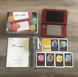 Consola Roja Nintendo 3ds Xl Con Caja