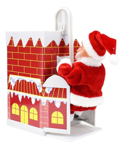 Regalo De Decoración Navideña De Papá Noel De Escalada