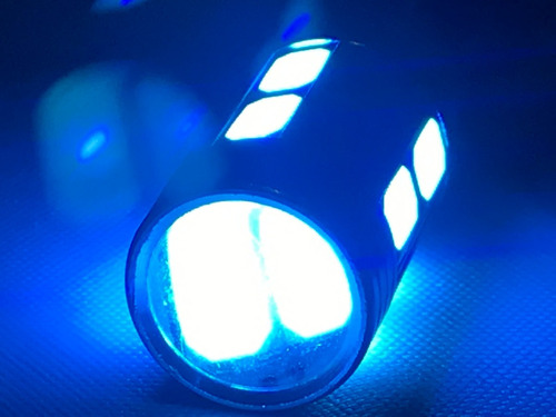 Lampara T10 12v 10 Leds+ Lupa Luz Posicion Auto Moto.x1 T126