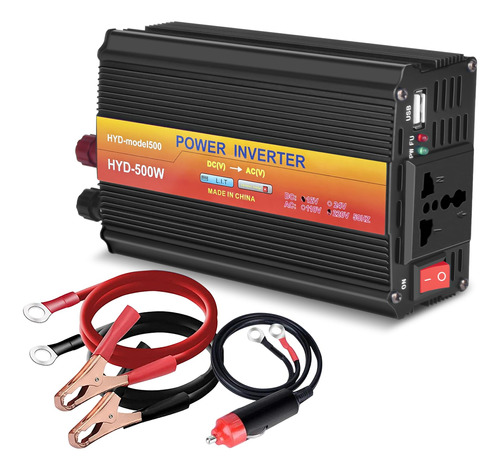 Futrpow Inversor, Inversor De 500w 12v A 110v, Inversor De C