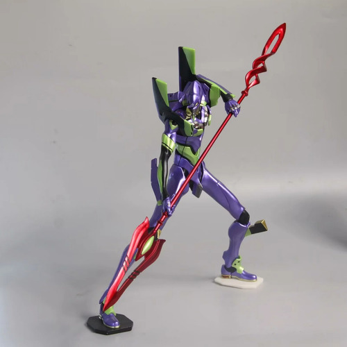 Figura Evangelion Unidad Eva 01 Brillante Arma Pvc
