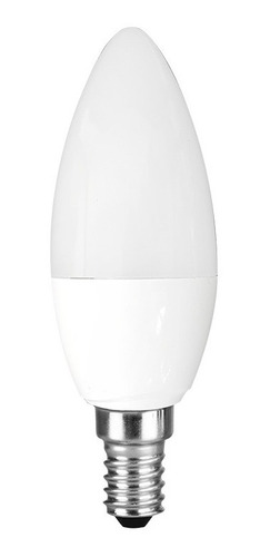 Foco Led Tipo Vela Opalino E14 Candil 4w Luz Calida, Philco Luz Luz Cálida