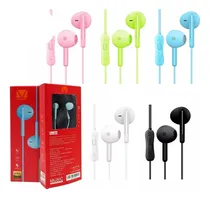 Comprar 5pz Audifonos Alambricos In-ear Manos Libres Pc Jack 3.5mm