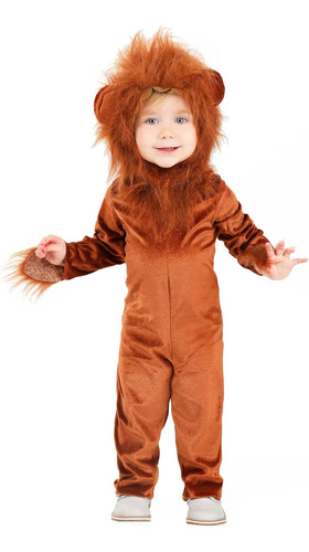 Disfraz De León Orgulloso Para Niños, Adorable Mono De Hallo