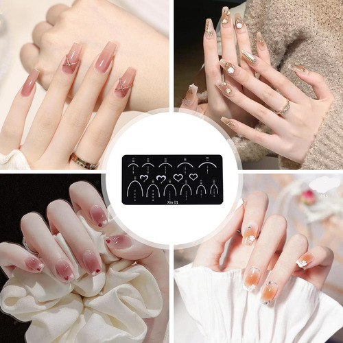 Sellos De Uñas Para El Día De San Valentín Placas De Estampa