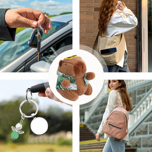 Capybara Keyring Capybara Key Chain Lindo Colgante De Animal