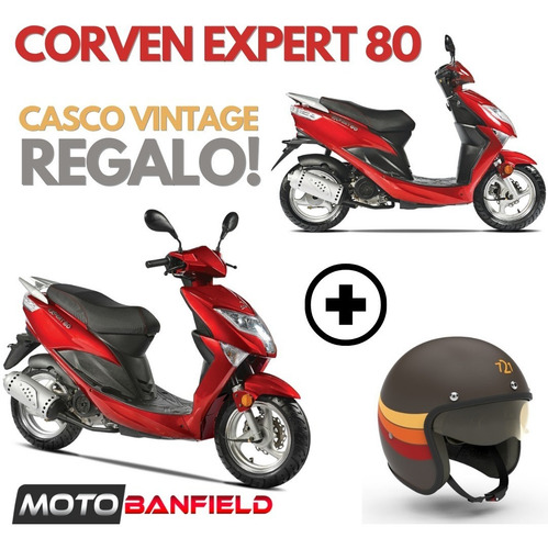 Imagen 1 de 10 de Corven Expert 80 Scooter + Casco De Regalo!!