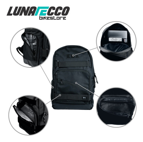 Mochila Urbana De 26 Litros Con Correa Para Skate Patineta