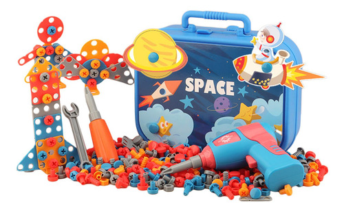 Juego De Taladro Y Destornillador, 351 Piezas De Espacio