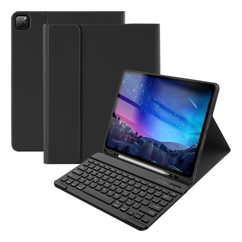 Bamcoo Funda Para iPad Pro De 12.9 Pulgadas 2022 Con Teclado