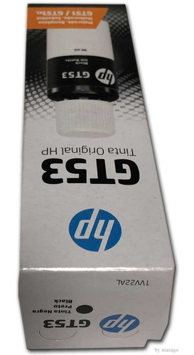 Combo 5 Pcs Botella Hp Gt51 / Gt53 Negro 1vv22al Original .