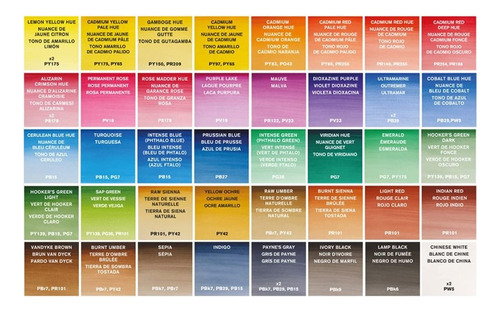 Imagen 3 de 4 de Estuche Acuarelas Cotman Winsor & Newton 45 Pastillas