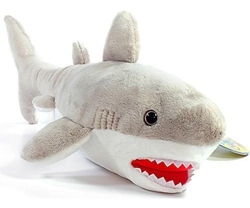 Mason El Gran Tiburon Blanco | Felpa Grande De Peluche De 16