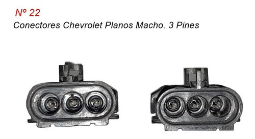 Conector Plano Chevrolet Macho. 3 Pines (22)