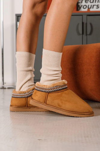 Pantubotas Mujer Base Eva Invierno Abrigo Caña Lana Prato