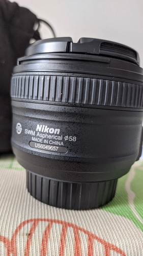 Lente Nikkor Af-s 50mm 1:1.8g