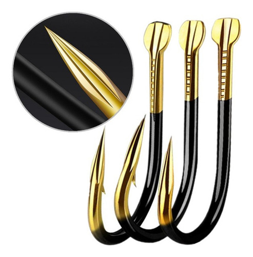 Anzuelos De Aleación De Tungsteno Con Púas Altas, 10 Unidade