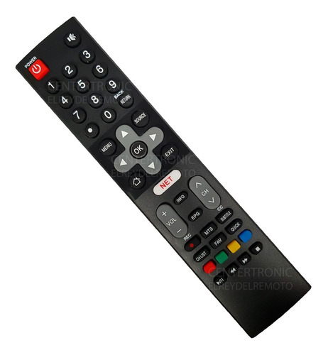 Control Remoto Rb-l014 Para Hitachi Cdh-le49smart14 Rca L49nxsmartfs Quantic Qi32u18s Sansei Tds1832hi Smart Tv Netflix