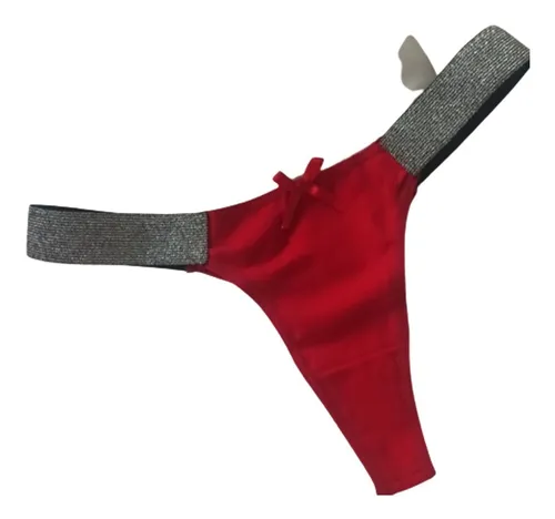 comprar Tanga Less Algodón Y Lycra Cavada Elástico Ancho Lurex X3