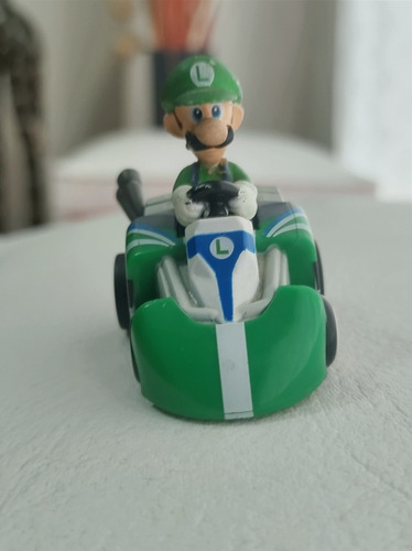 Figura Original Mario Kart Wii Luigi Autito A Fricción (Usado)