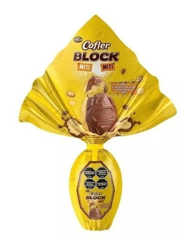 Huevo De Pascua Cofler Block Miti Miti X 170 Gr 