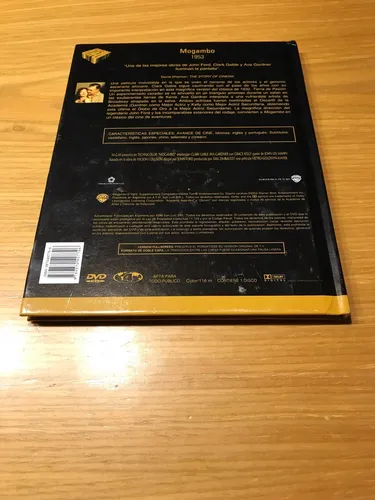 Mogambo Dvd Libro Clark Gable Ava Gardner John Ford (Usado)