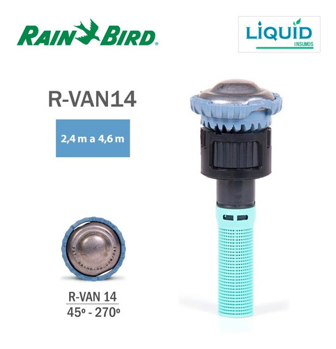 Imagen 2 de 7 de Boquilla Tobera Rotativa R-van 14 45-270º Aspersor Rain Bird