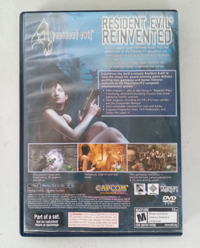 Resident Evil 4 -formato Físico Para Ps2 Original (Usado)