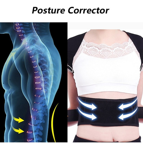 Soporte Corrector De Postura Para Espalda Lumbar Y Espalda