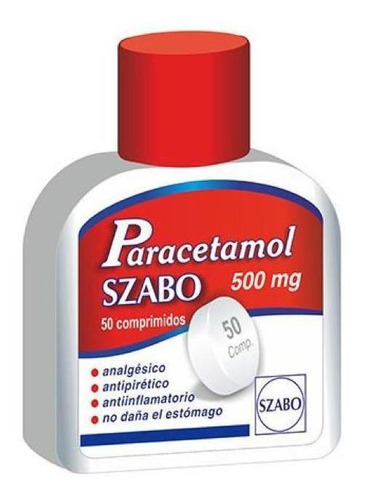 Imagen 1 de 1 de Paracetamol Szabo 500mg 50comp