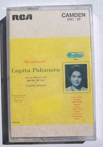 Lupita Palomera Recordando Cassette