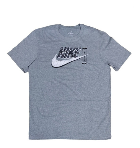 Remera Nike - The Nike Tee - Logo - Talle M- Gris