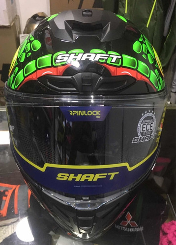 Casco Moto Shaft Certificado Ece 2205 Brillo Mujer Hombre