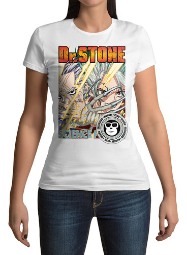 Playera Anime Dr. Stone - Senku Vs Dr Xeno &0001drs