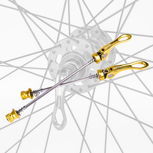A Bicicleta Pincho De Liberación Rápida Bicicleta De Dorado