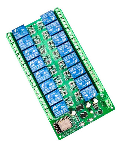 2 Módulos De Relé Esp8266 Wifi De 16 Canales Esp-12f Develop