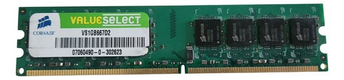 Memoria Ram Value Select 1gb Ddr2 667mhz Corsair Vs1gb667d2 (Usado)