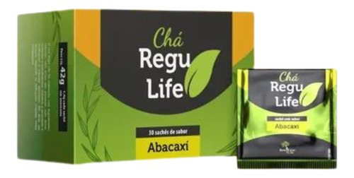 Chá Regu Life 30 Sachês Sabor Abacaxi