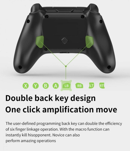 Imagen 4 de 10 de Mando Control Inalámbrico Para Xbox One/x/s/ps3/pc/android